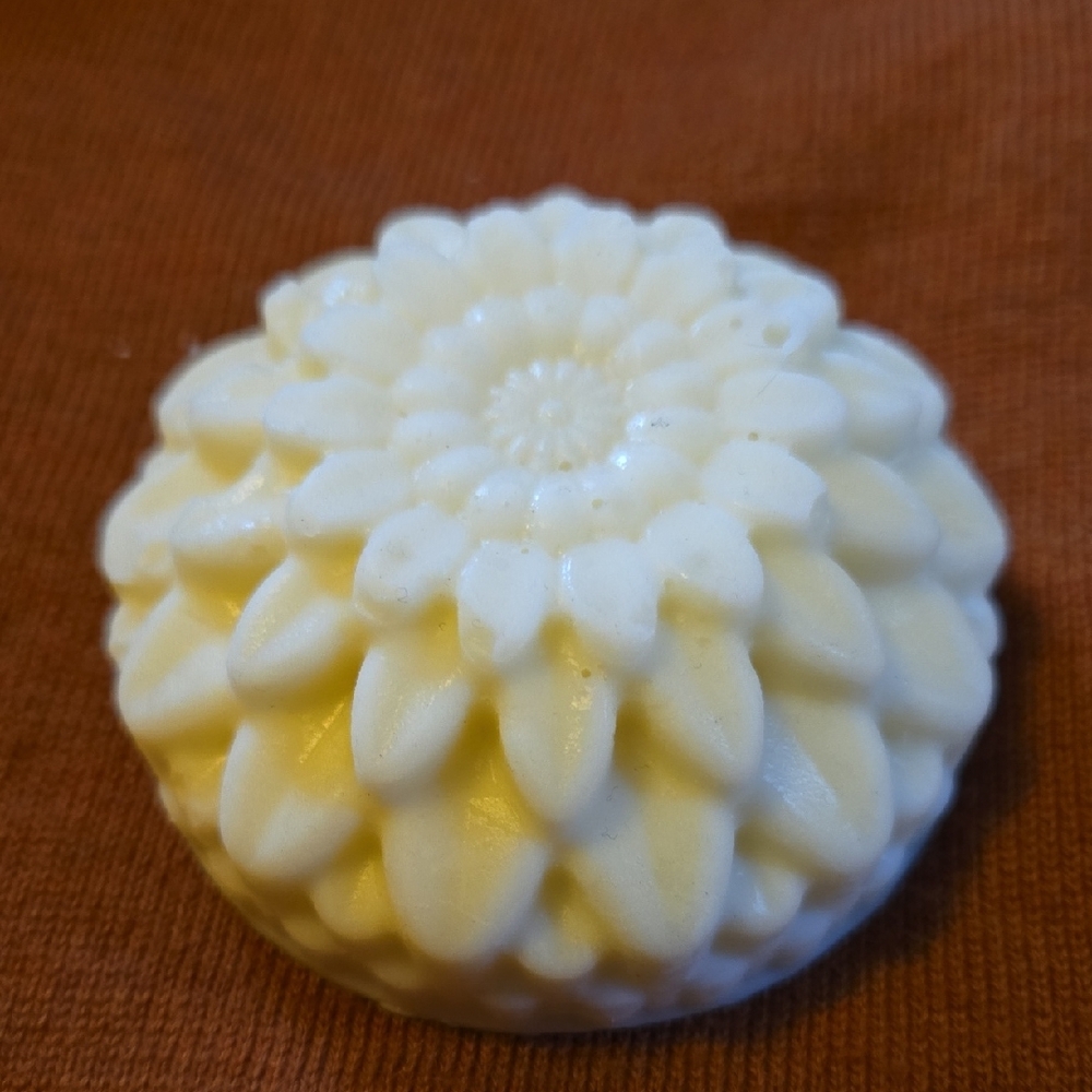 Two Handcrafted Organic Floral Lotion Bars